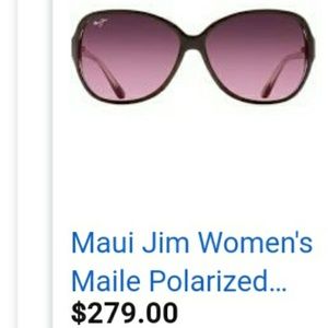 Maui Jim's sun glasses